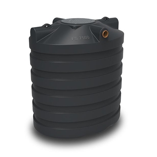 [SP7500] Septische/regenwater put 7500l budget zwart (235x192xH235) 250kg 
