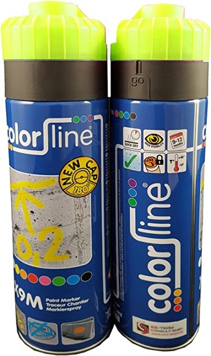 [SPUITBUSGL] Spray can Color line gun marker 500 ml Yellow