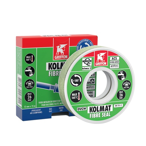 [TEFLONKOL] kolmat fiber seal 12mmx15m