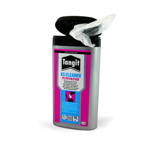 [TGKSCLEANDK] Tangit Reinigingsdoekjes voor PE/PP/PB/PVDF KS 100st 
