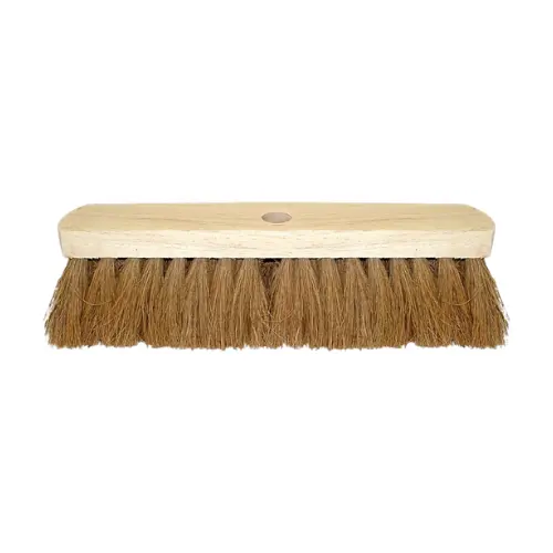 [1410] Brush coir 29 cm unpainted - good handgrip