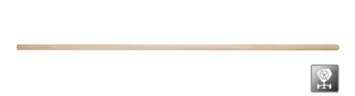 [141460] Manche de brosse 1m70 x 32 mm es laqué droit