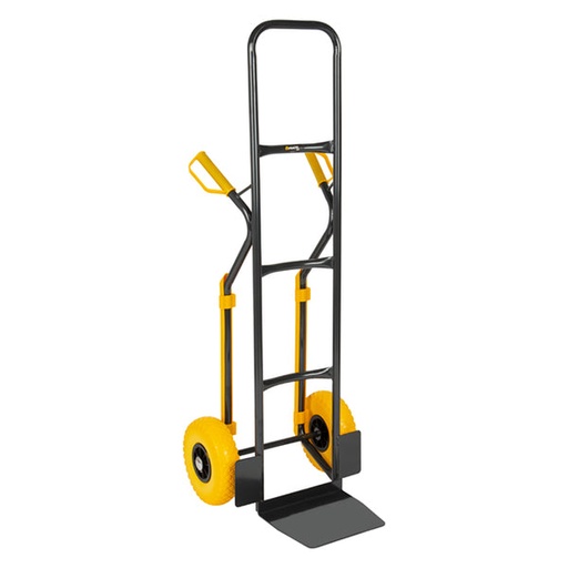 [ZOLDER200VOL] Transport cart steel gray 1.39m 200kg full wheel