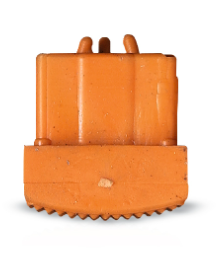 [TRAPVOET40] Ladder feet for step ladder 40x25mm