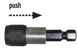 [UT70009] Porte-embout magnétique Utilvo type A 1/4" l=60mm