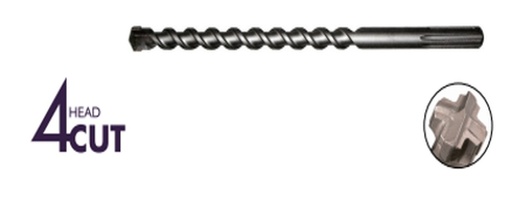 [UT70437] Utilvo SDS-Max 4-puntsboor 12x220x340mm 
