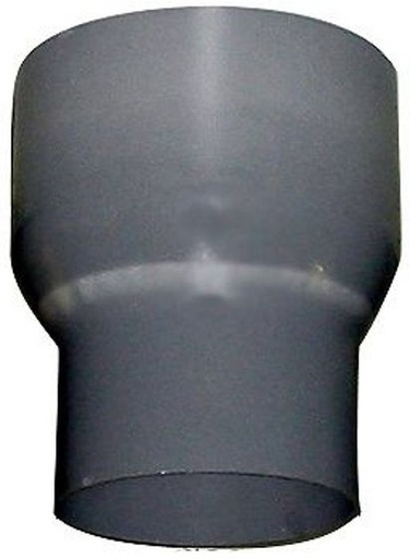[V10075L] PVC reducer 100/75 concentric gray long