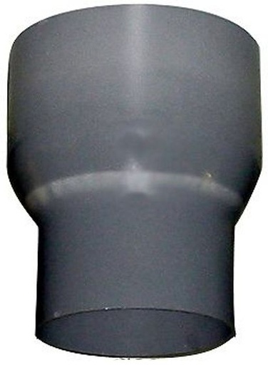 [V110100L] PVC verloopstuk 110/100 concentrisch grijs lang 