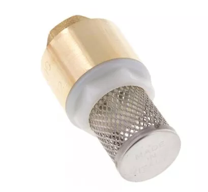 [VTK1MES] Foot valve brass 1"