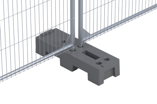 [WHBLOKK18] Yard fence plastic block pvc heras 18kg (24pcs/pallet)