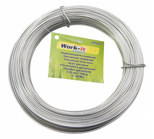 [WL43552] Verzinkte draad 1.25mm 500g +/-50m