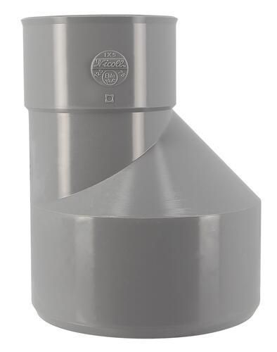 [V12590L] Pvc verloopstuk 125/90 excentrisch lang