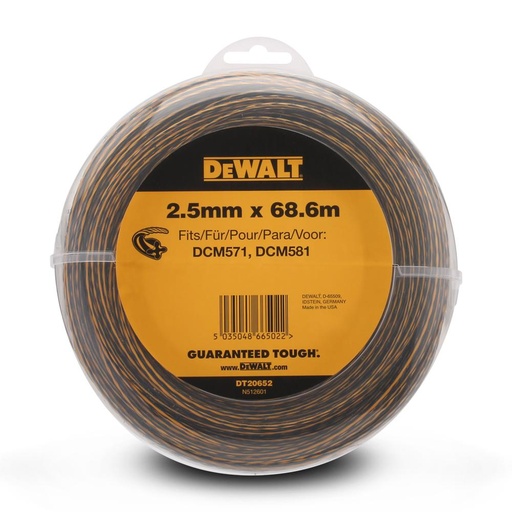 [DT20652-QZ] Trimmer wire 2.5 mm 68.6m