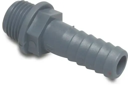 [DRUKPIL13] PVC druk slangpilaar 1/2" x 13mm bu.dr x slangtule  
