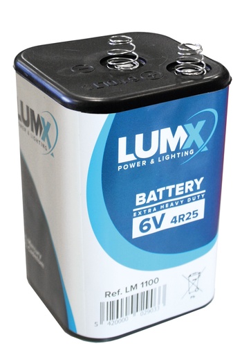 [LM1100] Block battery 6 V type 4R25