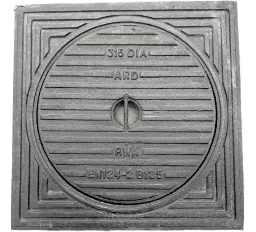 [RWA315B] Gietij.deksel dia 315 RWA B125