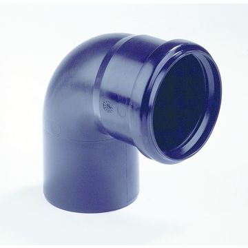 [PPBS328zwart] PP sanitair bocht dia 32 87° Msp Zwart 