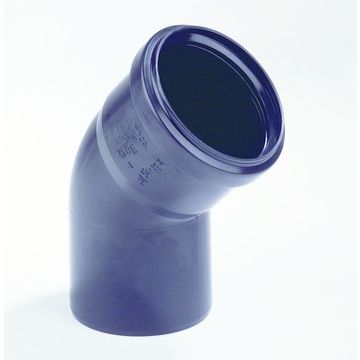 [PPBS324ZWART] PP sanitair bocht dia 32 45° Msp Zwart 