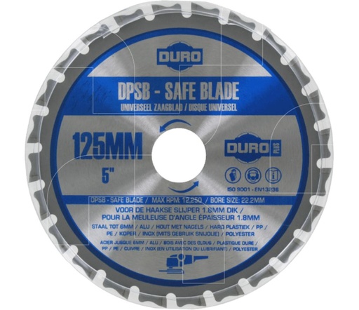 [DU50111] Diamond disc Duro DPSB 125x22.2 wood/metal