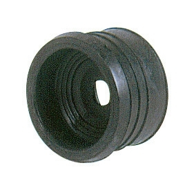 [6820300] PVC verloopstuk 32/25 zwart rubber/pvc   