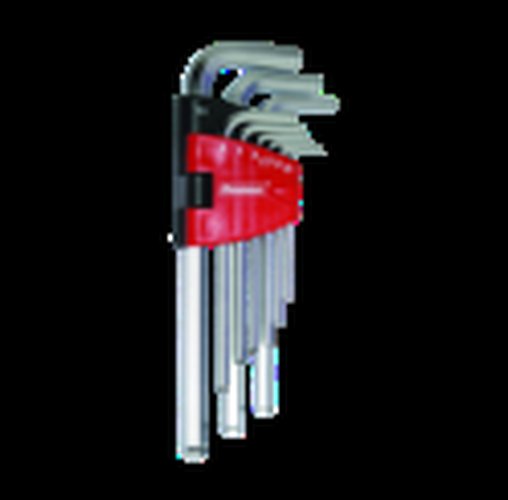 [BEN70400] LONG TURBALL HEX KEY WRENCH SET 9pcs, BENMAN, size (1.5-2-2.5-3-4-5-6-8-10) 