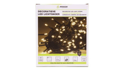 [KERSTLICHT] Guirlande lumineuse Led deco blanc 100 LED 11,2 mètres