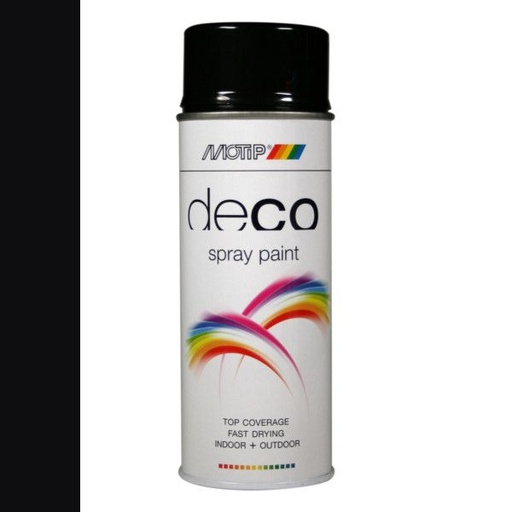 [DECODIEPZW] Deco Paint 400 ml RAL 9005 DIEPZWART