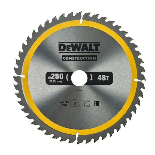 [DT1957-QZ] Circ Saw Blade 250x30mm 48 T 
