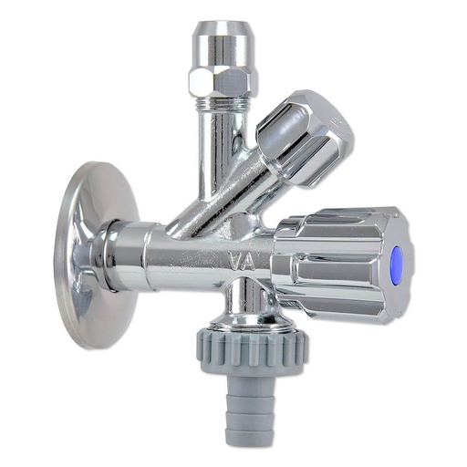 [D902085] Corner stopcock sink-washer with valve + head