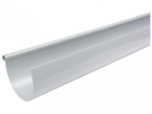 [D125W] G-125 gouttière blanche l=4m