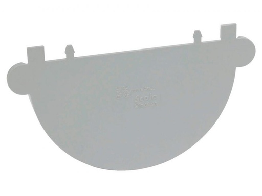 [E125W] G-125 white end piece left/right universal