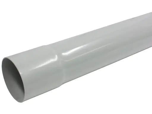 [BUIS80W] PVC tube dia 80x1.5mm white l=4m