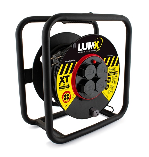 [LM87635] LumX enrouleur de câble XT-PRO NO-TURN, HO7RN-F, 3Gx2.5mm, 35 m