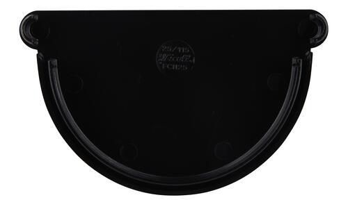 [EINDSTUK80Z] End piece for central spout LG 25 black
