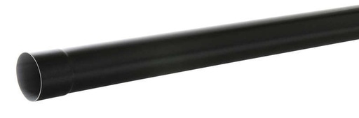 [BUIS80Z-4M] PVC tube dia 80x1.5mm black=4m