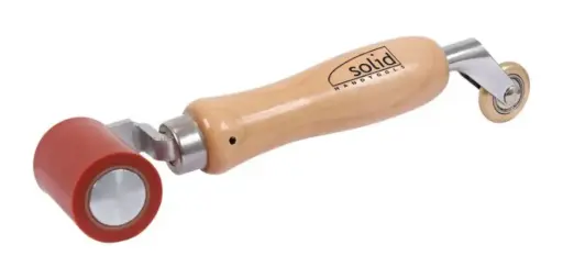 [AANDRUKCOMBI45] Rouleau compresseur "Combi" Silicium 45 mm et roue en laiton 6 mm