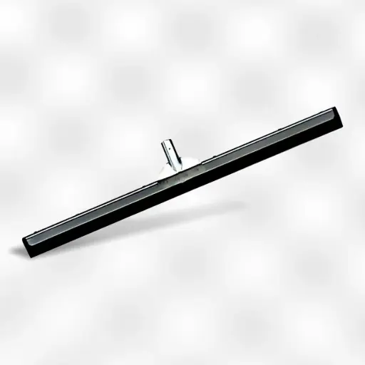 [TREKKER75] Floor Wiper Metal Synth. black + water edge 75 cm