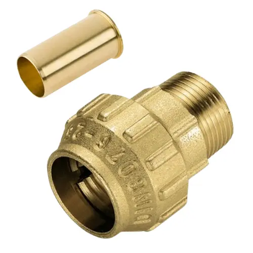 [PE32X1MGAS] PE brass coupling gas 32x1" ML + support pipe