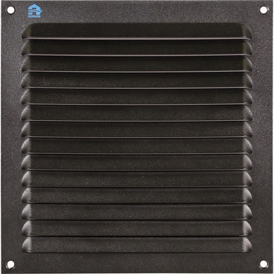 [RENSON436-20X20-ZWART] Renson 436 Alu rooster zwart RAL 436 20x20 zonder gaas   