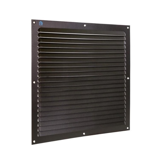 [RENSON436-30X30-ZWART] Renson 436 Grille alu noire 30x30 sans maille