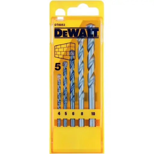 [DT6952-QZ] Cassette 5 -piece stone drill bits
