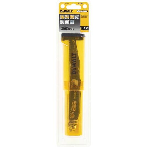 [DT2441L-QZ] 12-Piece Set 2X BiM reciprocating saw blades (2x DT2300L-QZ, 2x DT2307L-QZ, 2x DT2315L-QZ, 2x DT2301L-QZ, 2x DT2308L-QZ, 1x DT2407L-QZ, 1x DT2408L-QZ)