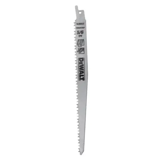 [DT2493-QZ] Recipro saw blade HCS 240x4,4-6,0mm fast and rough cutting, e.g. Pruning (25pcs)