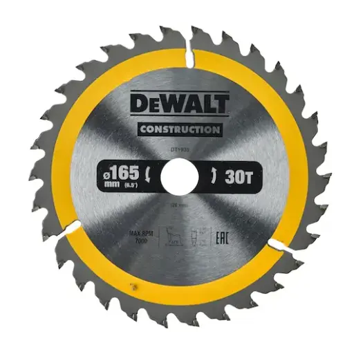 [DT1935-QZ] Lame de scie circulaire de construction 165x20mm 30T