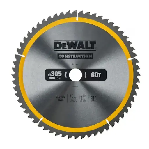 [DT1960-QZ] Lame de scie circulaire de construction 305x30mm 60T