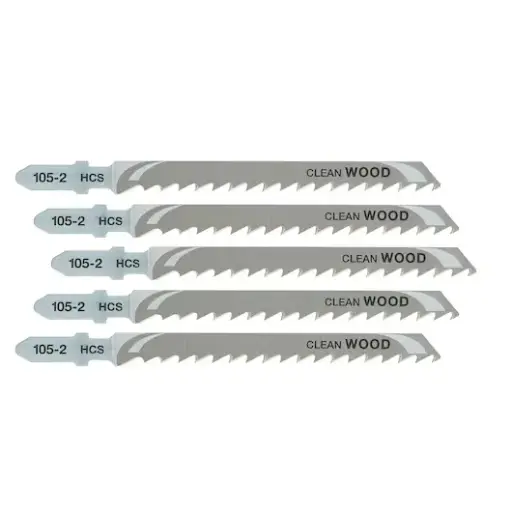 [DT2075-QZ] Decoupeerzaagblad HCS voor snel en recht zagen in hout en spaanplaat,< 60mm, 100x74x4mm, (T144DP)  (5st)