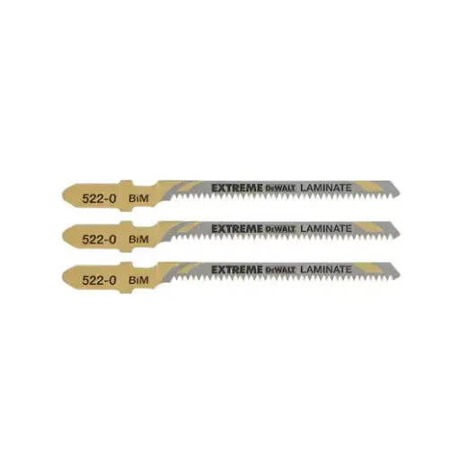 [DT2081-QZ] Jigsaw blade BiM extreme for short curves in wood and laminate (T101AOF) (3pcs)