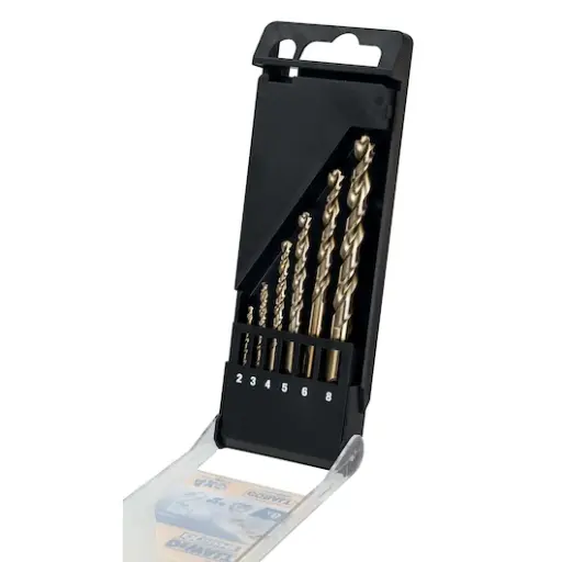 [DT4956-QZ] HSS INDUSTRIAL COBALT 6-piece set (2,3,4,5,6,8mm)