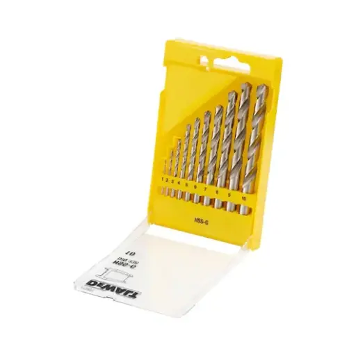 [DT5921-QZ] Cassette, 10-piece, HSS-G metal drill bit (Ø1mm-10mm) per 1.0mm