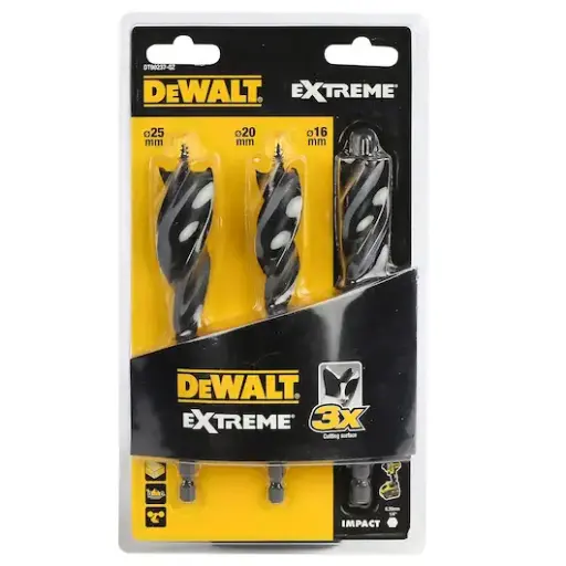 [DT90237-QZ] Speedboor tri flute EXTREME™ 3-delige set 152MM (16,20,25mm) 